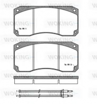 Комплект тормозных колодок WOKING JSA 2463.40