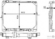 Теплообменник BEHR HELLA SERVICE 8MK 376 709-311