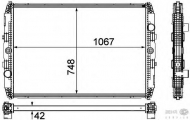 Теплообменник BEHR HELLA SERVICE 8MK 376 755-421