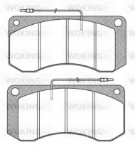 Комплект тормозных колодок WOKING JSA 3583.40