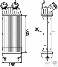 Теплообменник BEHR HELLA SERVICE 8ML 376 746-211
