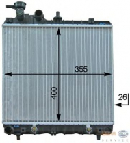 Теплообменник BEHR HELLA SERVICE 8MK 376 754-541