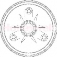 Тормозный барабан BENDIX 329105B