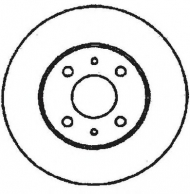 Тормозной диск BENDIX 561328B