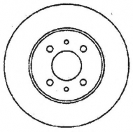 Тормозной диск BENDIX 561519B