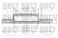 Тормозной диск QUINTON HAZELL BDC3731