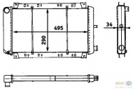 Теплообменник HELLA 8MK 376 715-461