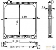 Теплообменник HELLA 8MK 376 721-141