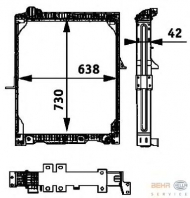 Теплообменник HELLA 8MK 376 721-161
