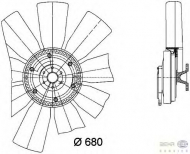 Вентилятор HELLA 8MV 376 729-421