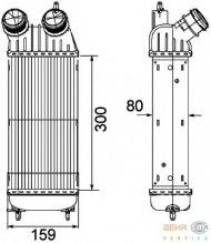 Теплообменник HELLA 8ML 376 746-211