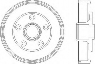 Тормозный барабан HELLA 8DT 355 301-301