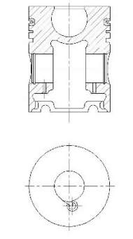 Поршень NÜRAL PI0062200DP STD