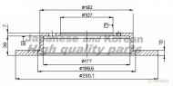 Тормозной диск ASHUKI 0990-3008