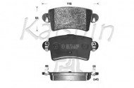 Комплект тормозных колодок KAISHIN D10090