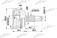 Шарнирный комплект PATRON PCV1152