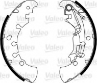 Комлект тормозных накладок VALEO 554820