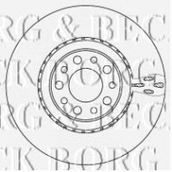 Тормозной диск BORG & BECK BBD5930S
