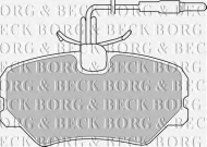 Комплект тормозных колодок BORG & BECK BBP1105