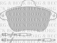 Комплект тормозных колодок BORG & BECK BBP1182