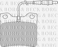Комплект тормозных колодок BORG & BECK BBP1421