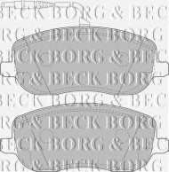 Комплект тормозных колодок BORG & BECK BBP1826