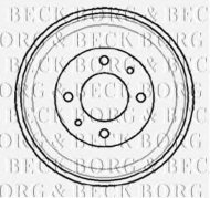 Тормозный барабан BORG & BECK BBR7009