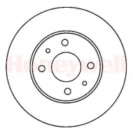 Тормозной диск BENDIX 561083B