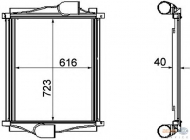 Теплообменник HELLA 8ML 376 746-311