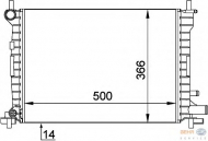 Теплообменник BEHR HELLA SERVICE 8MK 376 715-621