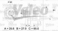 Генератор VALEO 436706