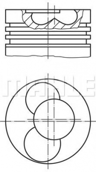 Поршень PERFECT CIRCLE 56 13018 0