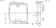 Теплообменник AVA QUALITY COOLING ME2168