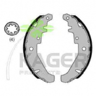 Комлект тормозных накладок KAGER 34-0034