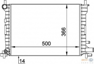 Теплообменник HELLA 8MK 376 715-621