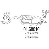 Амортизатор MTS 01.68010