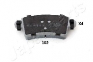 Комплект тормозных колодок JAPANPARTS PP-102AF