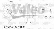 Генератор VALEO 436413