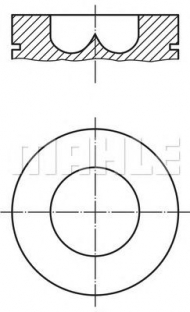 Поршень PERFECT CIRCLE 56 11458 0
