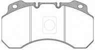 Комплект тормозных колодок KAWE JCA680.00