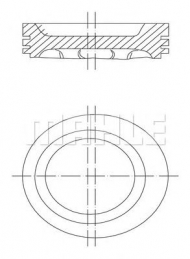 Поршень PERFECT CIRCLE 56 13218 0