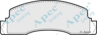 Комплект тормозных колодок APEC braking PAD288