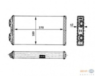 Теплообменник BEHR HELLA SERVICE 8FH 351 312-441