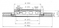 Тормозной диск QH Benelux BDC3783