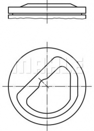 Поршень PERFECT CIRCLE 56 03308 0