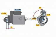 Стартер BOSCH 0 001 372 007