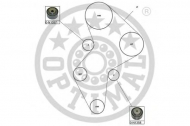 Ременный комплект OPTIMAL SK-1614