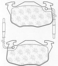 Комплект тормозных колодок QH Benelux BP521