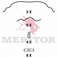 Комплект тормозных колодок MERITOR MDP3090K