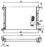 Теплообменник NRF 54667